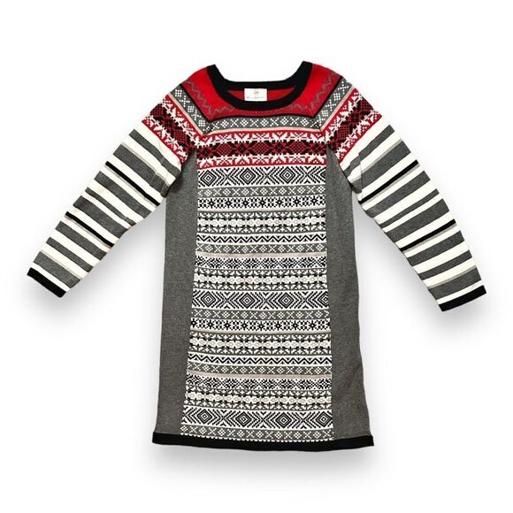 Hanna Andersson Other - Hanna Andersson | Knit Fair Isle Sweater Dress (8)
